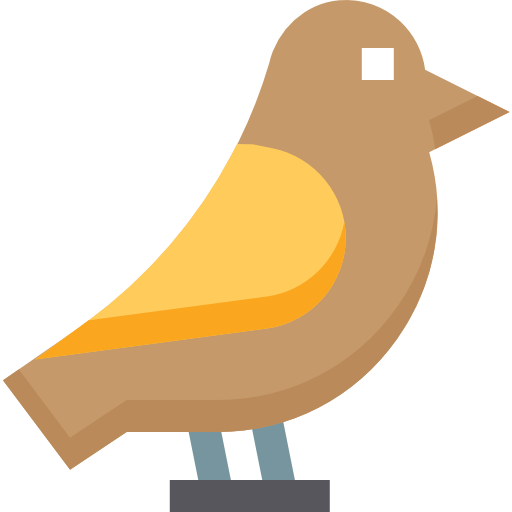 鳥 Pixelmeetup Flat icon