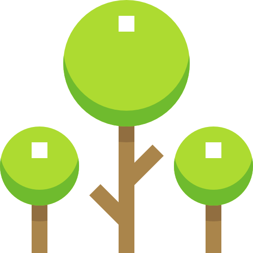 숲 Pixelmeetup Flat icon