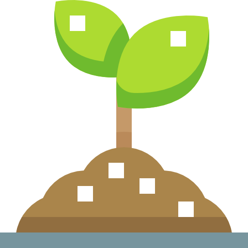 plantando Pixelmeetup Flat icono