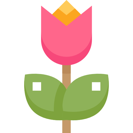 tulipe Pixelmeetup Flat Icône