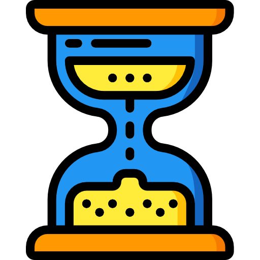 reloj de arena Basic Miscellany Lineal Color icono