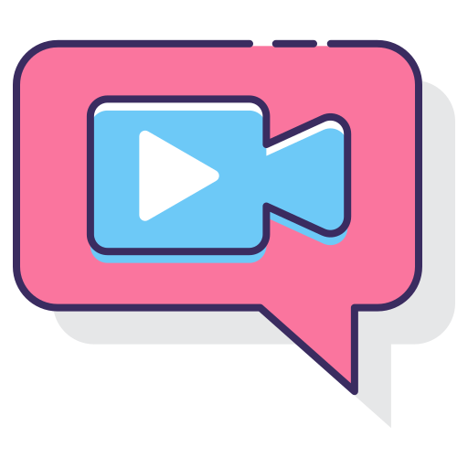 Video chat Generic color lineal-color icon