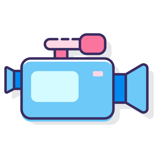 Video Generic color lineal-color icon