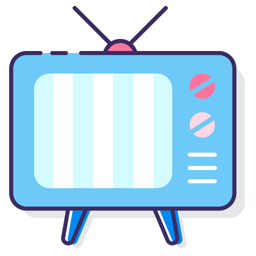 televisión Generic color lineal-color icono