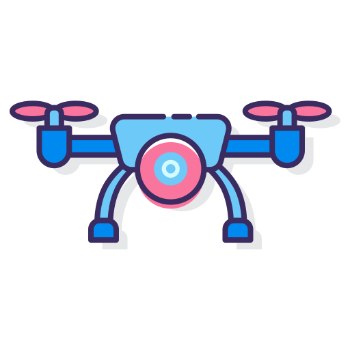 drone Generic color lineal-color icoon