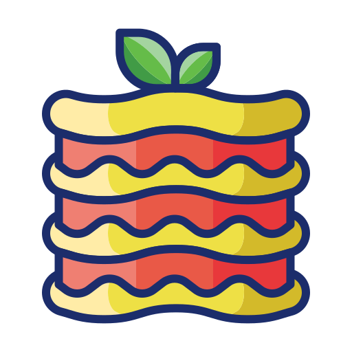 pasta Generic color lineal-color icon
