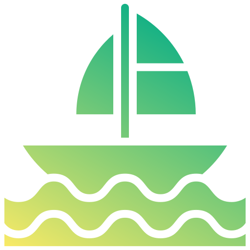 barco de vela Generic gradient fill icono