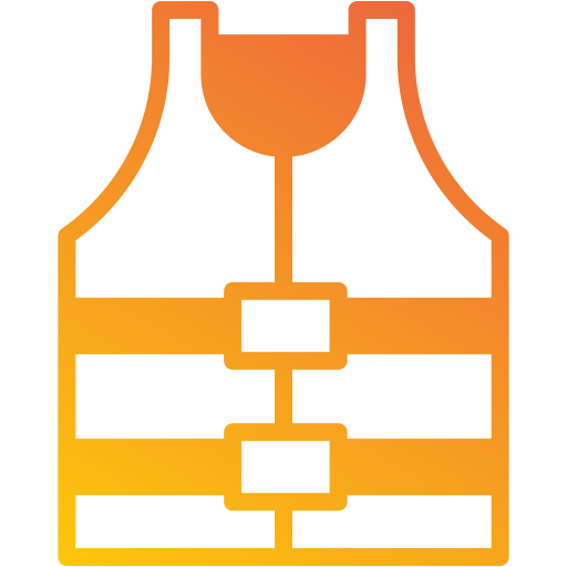 kamizelka ratunkowa Generic gradient fill ikona
