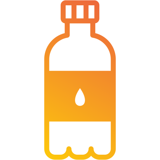butelka wody Generic gradient fill ikona