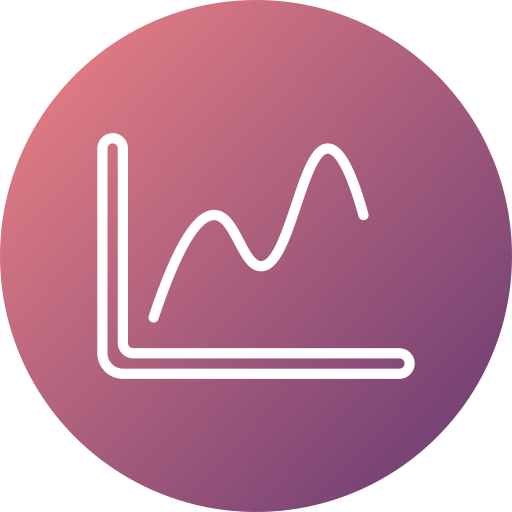 liniendiagramm Generic gradient fill icon