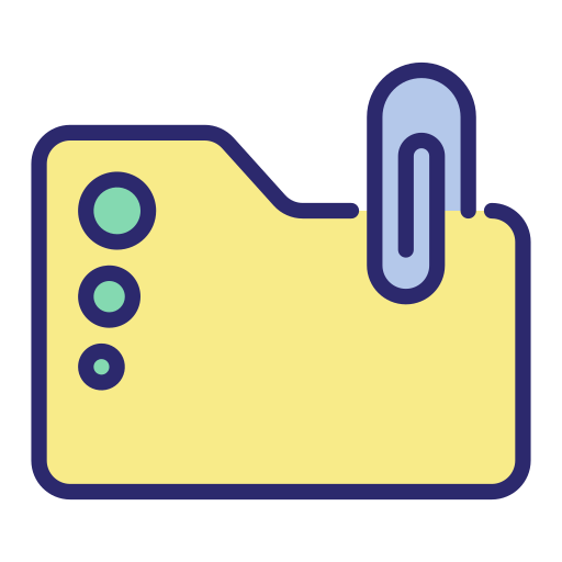 Attached Generic color lineal-color icon
