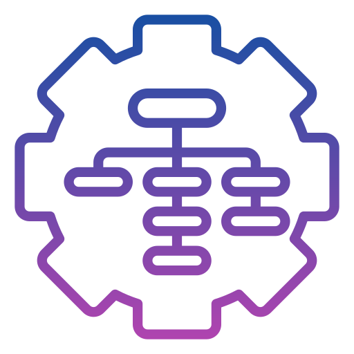 estructura Generic gradient outline icono