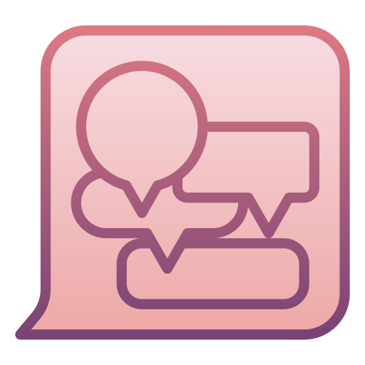 Chat group Generic gradient lineal-color icon