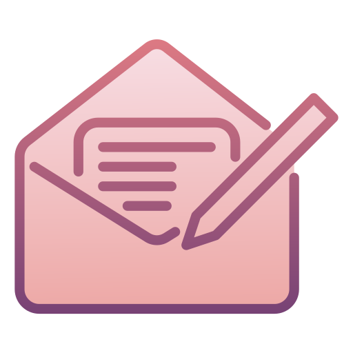 Edit message Generic gradient lineal-color icon
