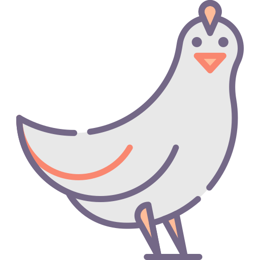 닭 Generic color lineal-color icon
