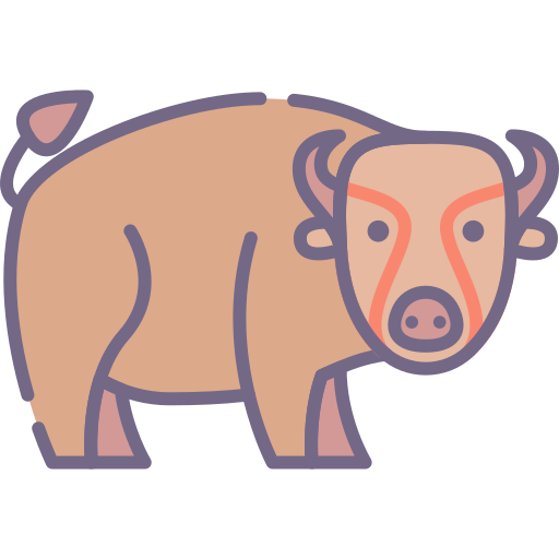 Bison Generic color lineal-color icon