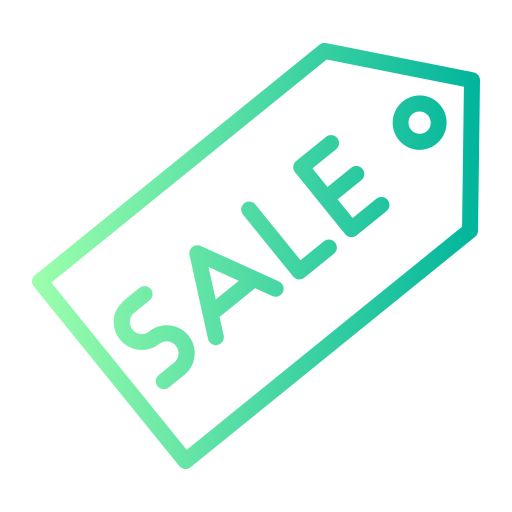 Sale tag Generic gradient outline icon