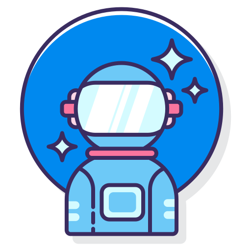 astronaut Generic color lineal-color icoon