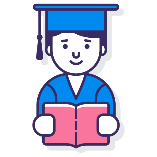 Student Generic color lineal-color icon