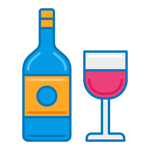 vino Generic color lineal-color icono