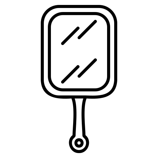 手持ちミラー Generic black outline icon