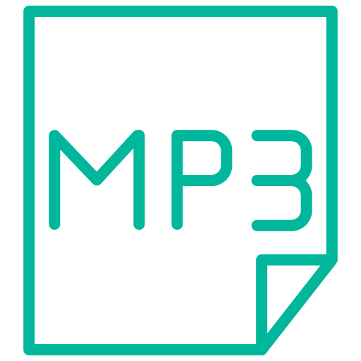 mp3 Generic color outline Icône