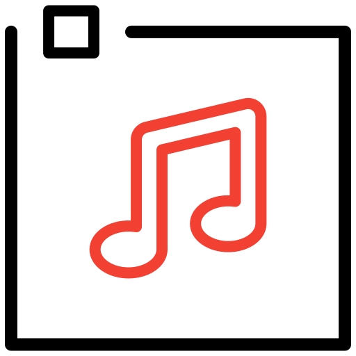 音楽 Generic color outline icon