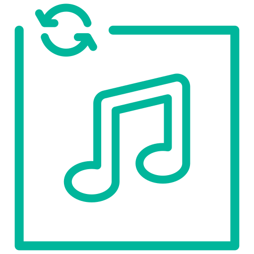 música Generic color outline icono