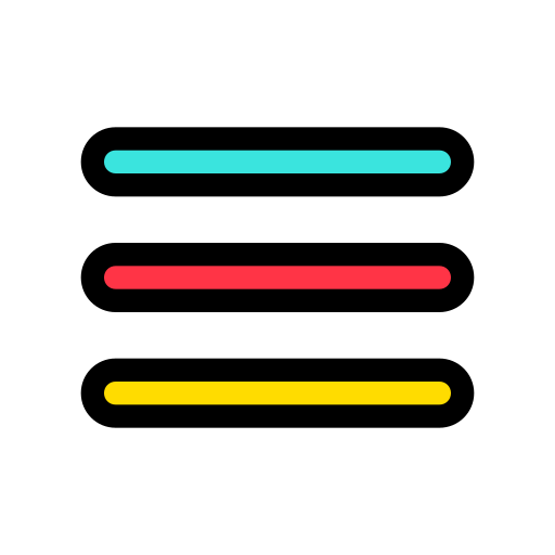 バーガーメニュー Generic color lineal-color icon