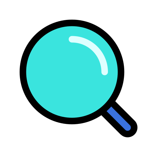 Loupe Generic color lineal-color icon