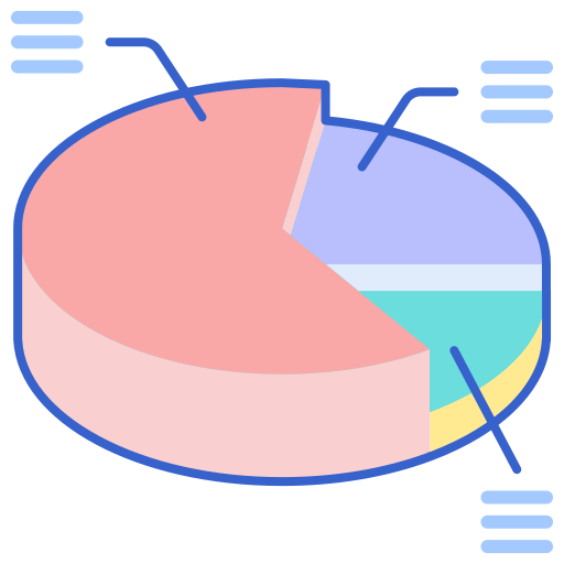 차트 Generic color lineal-color icon