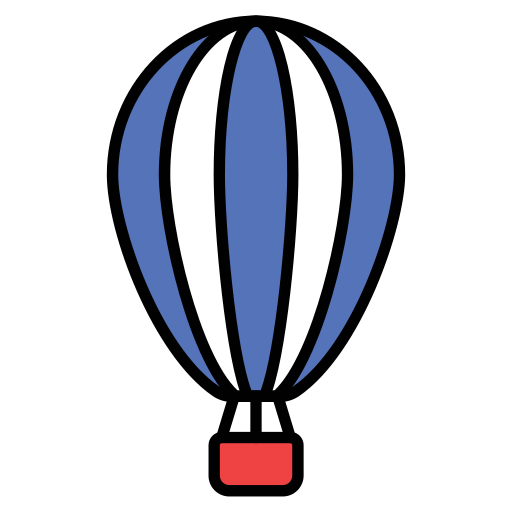 Hot air balloons Generic color lineal-color icon