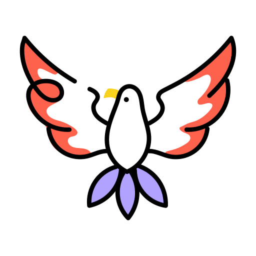 鳩 Generic color lineal-color icon