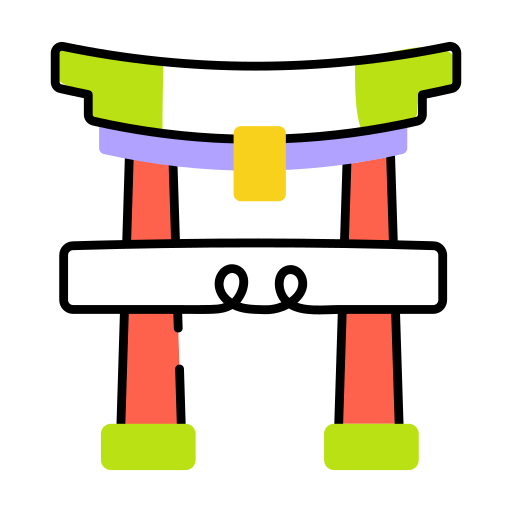 portail torii Generic color lineal-color Icône