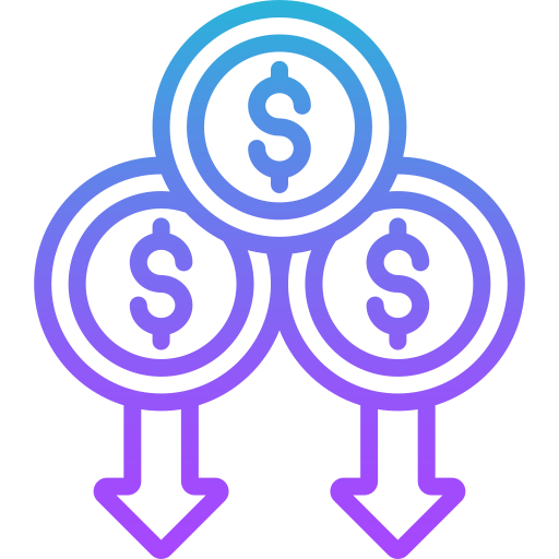 Losses Generic gradient outline icon