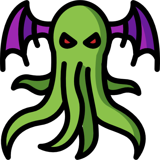 cthulhu Basic Miscellany Lineal Color Ícone