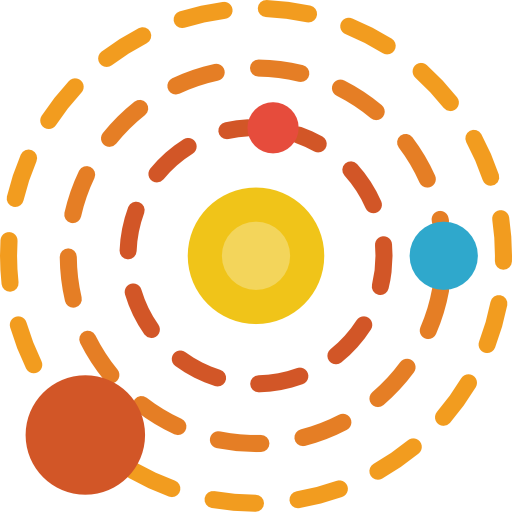 sistema solare Basic Miscellany Flat icona