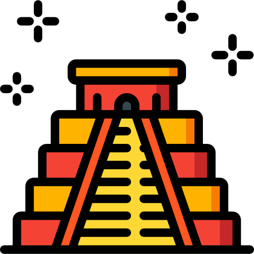 피라미드 Basic Miscellany Lineal Color icon