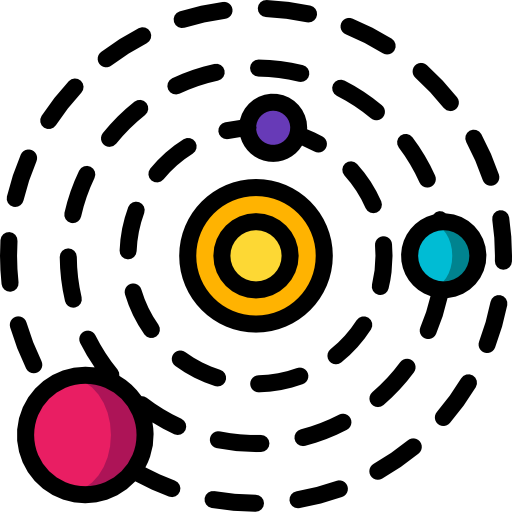sistema solare Basic Miscellany Lineal Color icona