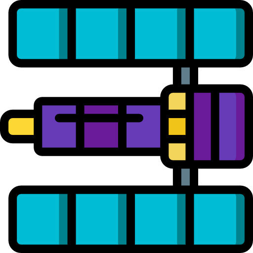 satélite Basic Miscellany Lineal Color icono