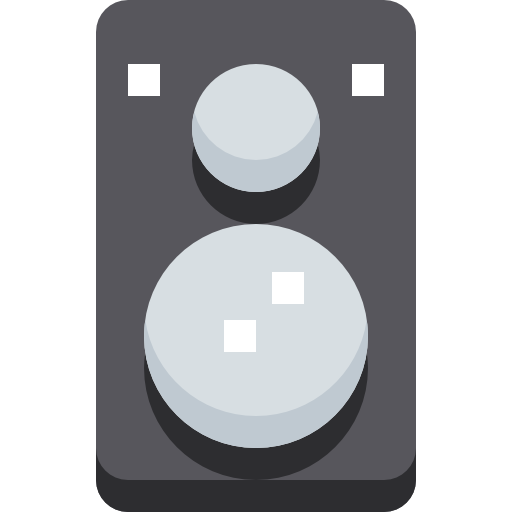 Speaker Pixelmeetup Flat icon