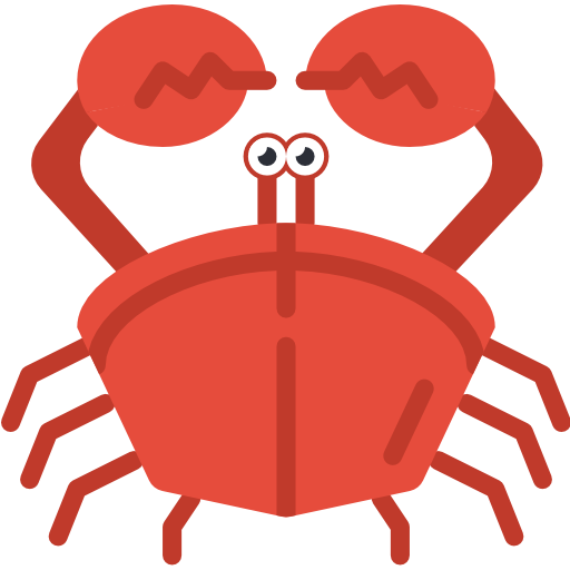 Crab Basic Miscellany Flat icon