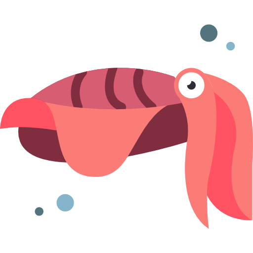Cuttlefish Basic Miscellany Flat icon