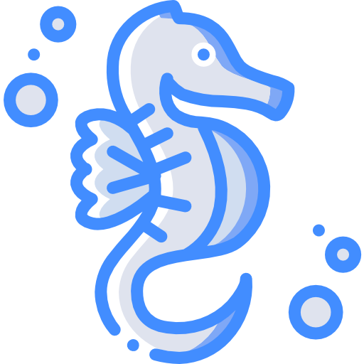 caballo de mar Basic Miscellany Blue icono
