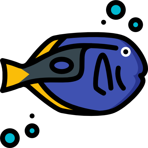 外科医の魚 Basic Miscellany Lineal Color icon