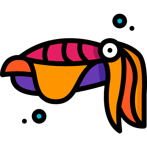Cuttlefish Basic Miscellany Lineal Color icon