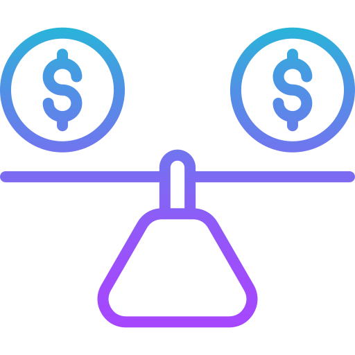 Scale Generic gradient outline icon