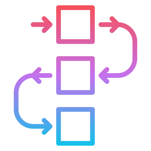 werkstroom Generic gradient outline icoon