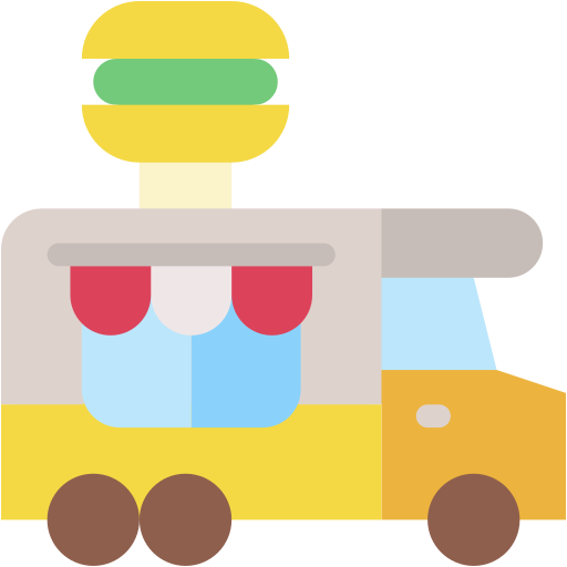camion de nourriture Generic color fill Icône