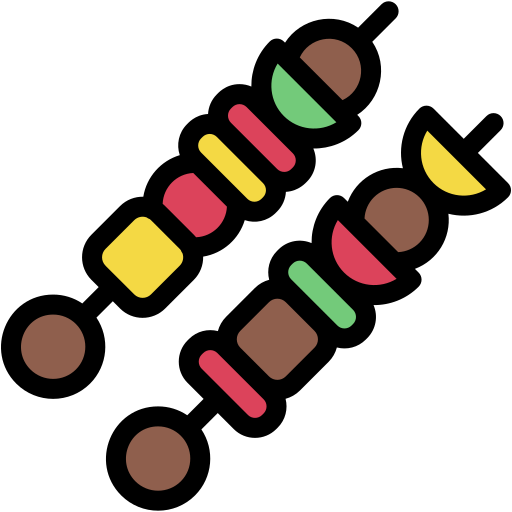 Skewers Generic color lineal-color icon